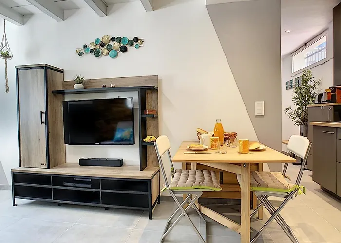 شقة Nestor&jeeves - Secret Duplex - Very Close Sea - Atypical *